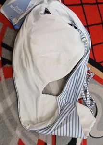 H&amp;M Striped Triangle Bra Top