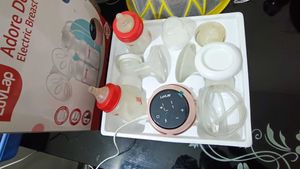 LuvLap Breast Pump- Adore Double .. Dual Bottle