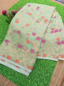 Floral Organza Saree