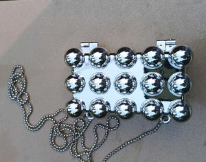 silver bubble clutch🩶