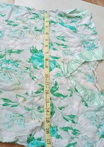 Green Colour Gown Nighty