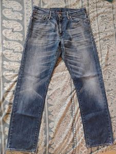 Vintage Wash Denim Jeans