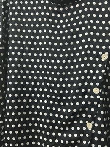 Polka Dot Button-Up Top