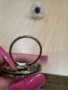 Black And Green Rings