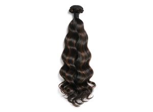 Black and golden highlighter Hair Extension