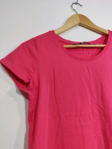 Fig Women Pink T-Shirt