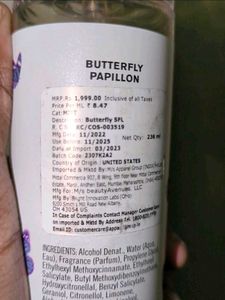 BathAndBodyWorks Butterfly Bodymist