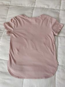 Light pink Top With Dragonfly Sequence