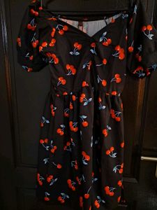 Cherry Print Dress