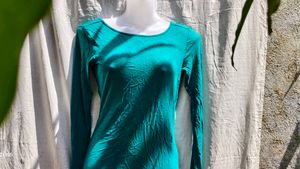 I. Green Bodycon Mini Dress