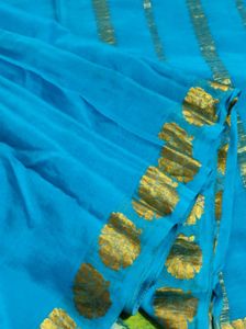 Elegant Blue Saree
