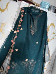 Embroidered Kurta and dupatta