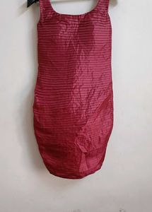 Elegant Maroon Bodycon Dress