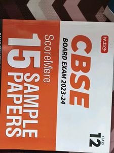 CBSE Class 12 Sample Papers chemistry