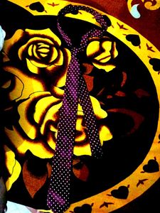 Polka Dot Purple Tie