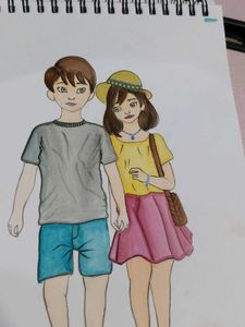 Beautiful Couple Drawing