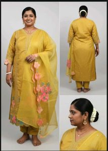 New Elegant Yellow Kurta Set
