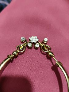 Floral Bangle Bracelet
