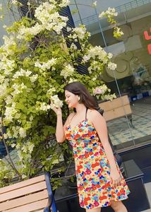 Backless A-line Dress