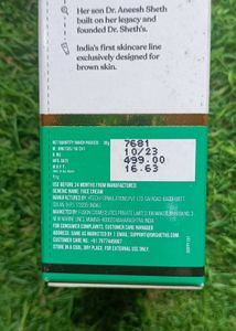 Dr. Sheth&#39;s Pigmentation Cream