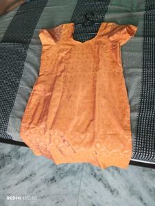 Peach Punjabi Stiched Salwar Suit