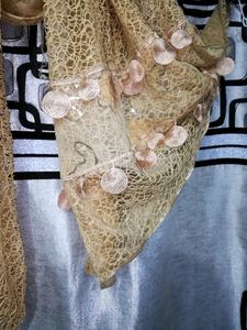 Golden Colour dupatta (Women&#39;s)