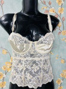 Y2k Lace Bustier Top