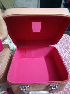 Sparkly Pink vanity box set of 2