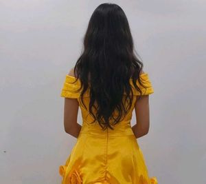 Elegant Yellow Ethnic Gown