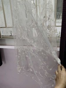 Elegant Floral Embroidered Dhupatta