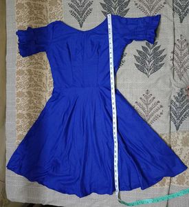 Royal Blue Midi Frock