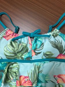 colourful beachy padded top