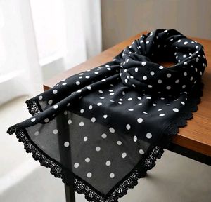 Beautiful Cotton Scarf With Laces Combo Of 2