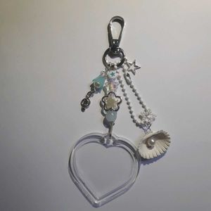 Customized Photo Keychain Or Bag Charm