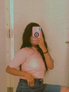 Peachy beige Stretchable Top