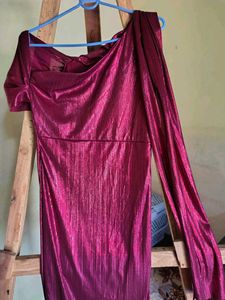 Elegant metallic Gown