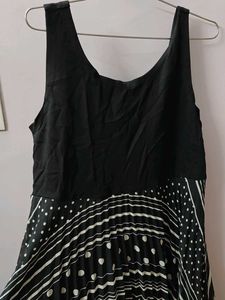 Black &amp; White Dress- Used Thrice