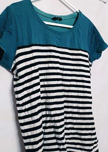 Striped Short Sleeve Top