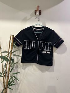 Black 'Over and Out' T-Shirt