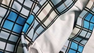 Blue Plaid Mini Skirt