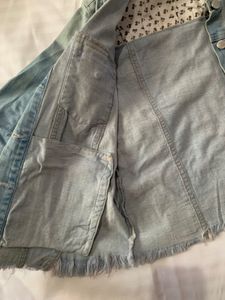 Denim Jacket With Hoddie