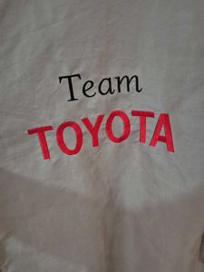 Vintage Style Beige Toyota Jacket
