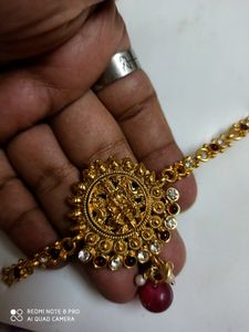 Gold Bridal JewellerySet,Hair Accessories Of17pcs