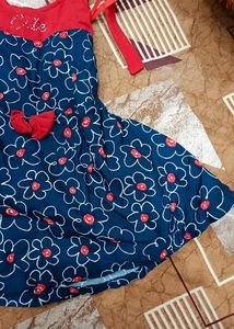 Cute Frock For Babygirl 6 To 9 Months