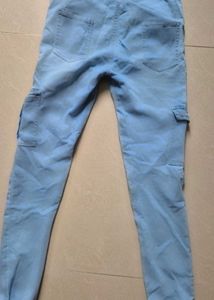 Sky Blue Cargo Joggers – Comfy Meets Cool
