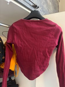 zara corset type crop top