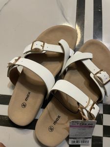 Max White Flats &amp; Sandals
