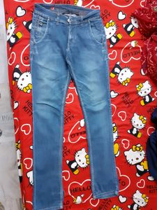 Denim Jeans Blue Colour (Size 30)