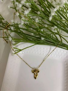 Price Drop❗️bow infinity pendant anti tarnish