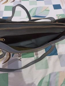 hand bag grey colour